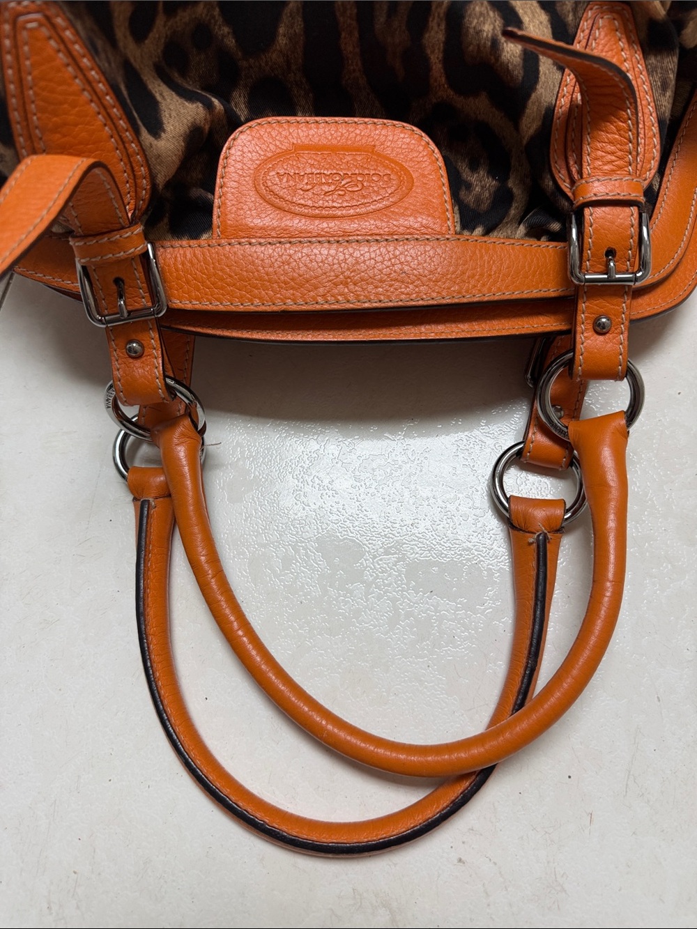 Dolce & Gabbana Orange Leopard Handbag - Picture 5 of 15